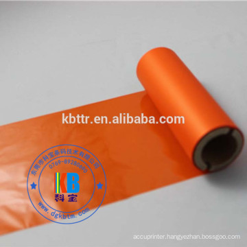 near edge wax resin material orange color printer ribbon